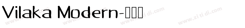 Vilaka Modern字体转换